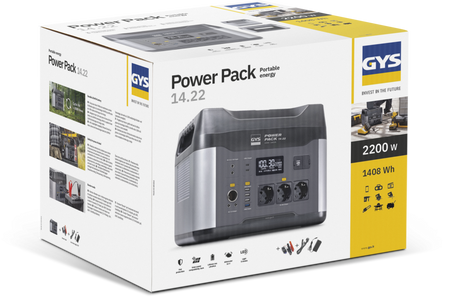 Profesjonalna stacja energii POWER PACK 14.22 12 V / 230 V z funkcją boostera