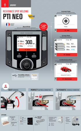 Zgrzewarka GYSPOT PTI EXPERT Pack IIKBNP