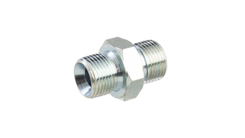 Nypel hydrauliczny 15A.06 M+M 3/8 “Gas + 3/8 “Npt