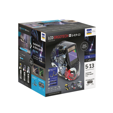 Przyłbica spawalnicza GYS LCD ERGOTECH+ 5/9-9/13 DREAM TRUE COLOR