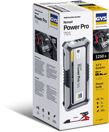 Urządzenie rozruchowe NOMAD POWER 701 – BOOSTER LITOWY 12 V
