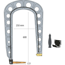 Izolowane ramię aluminiowe G10
