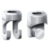 Haki Alu 1 i 2 + 5 szybkozłączy do bolców aluminiowych Ø4, 5 i 6 mm