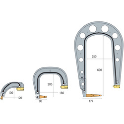 Zestaw 3 izolowanych ramion aluminiowych G2 + G3 + G5