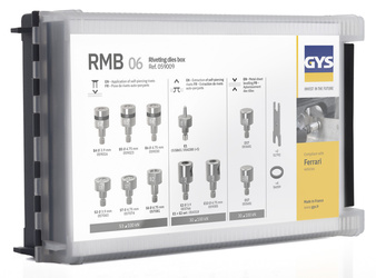 Zestaw matryc FERRARI RMB 06 GYSPRESS 8T / 10T / 8TPP / 10TPP / 10T control PUSH-PULL