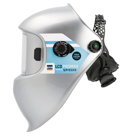 Przyłbica spawalnicza GYS LCD PROMAX 5-9/9-13 G SILVER TRUE COLOR