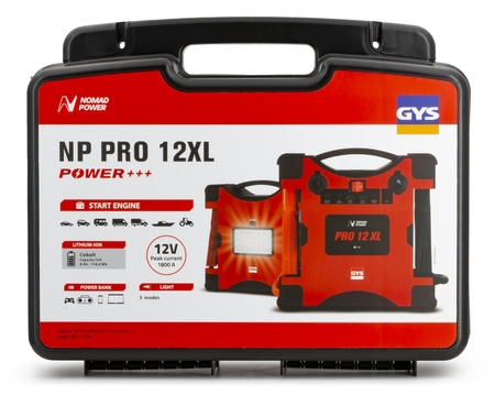 Urządzenie rozruchowe NOMAD POWER PRO 12 XL – BOOSTER LITOWY 12 V