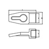 Adapter z hakiem szczelinowym CMO APM.78