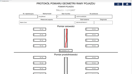 TRUCK-REPORT program do raportowania pomiarów pojazdów użytkowych