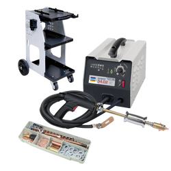 Spoter blacharski GYSPOT 34.02 + wózek Universal 800 + Box materiałów eksploatacyjnych