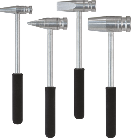 Zestaw 4 młotków aluminiowych