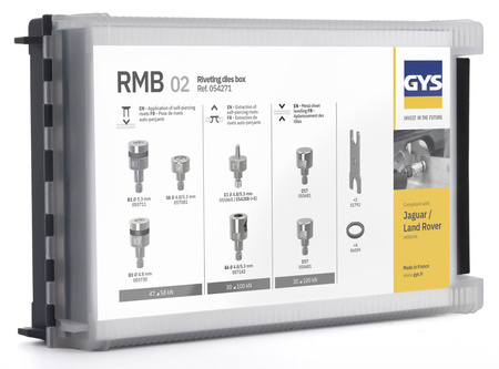 Zestaw matryc JAGUAR / LAND ROVER RMB 02 GYSPRESS 8T / 10T / 8T PP / 10T PP / 10T Control