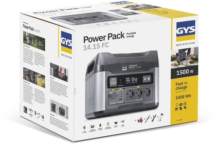Profesjonalna stacja energii POWER PACK 14.15 Fast Charge z funkcją boostera