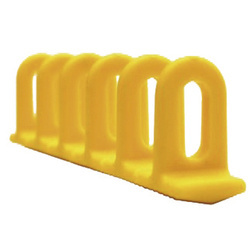 Zestaw 3 żółtych plastikowych stożkowych multipadów