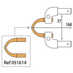 2 ramiona z aluminium X11