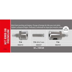 Zestaw matryc do dziurkowania 10T/ 10T PUSH-PULL / 10T Control