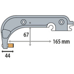 Izolowane ramię aluminiowe C12