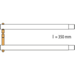 Elektrody 2 BRAS ALU 350mm PX4 - PORTASPOT 230